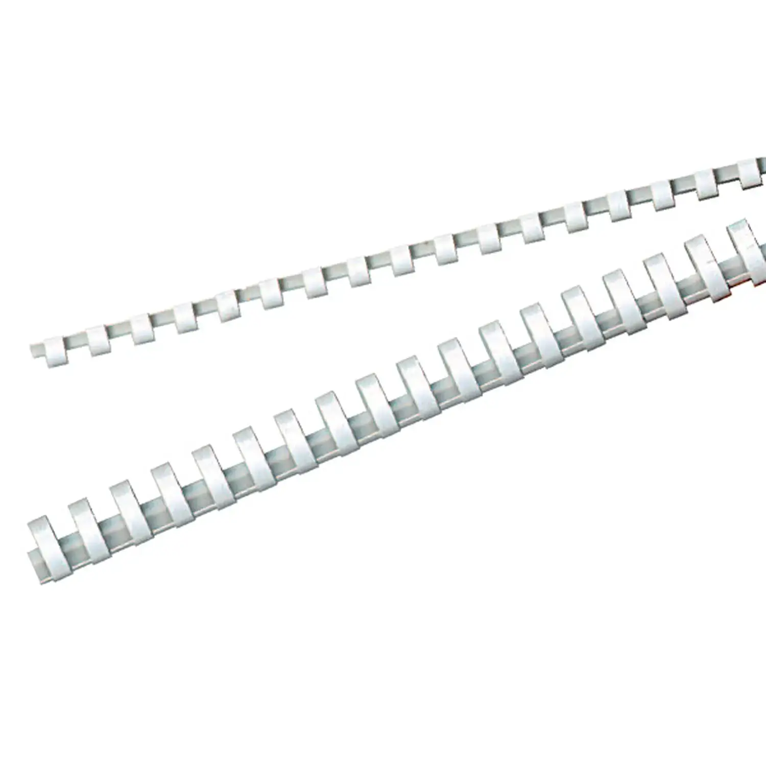 Dorsi per Rilegatura ad Anelli Bianchi da 16 mm – 21 Anelli, Capacità 145 Fogli A4 - Rilegare e Plastificare