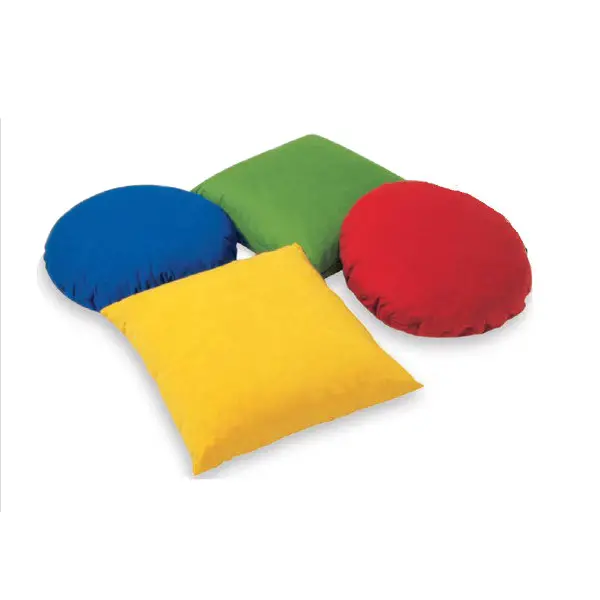 Cuscini Imbottiti Colori Assortiti – Set 4 Pezzi per Nido e Scuola dell’Infanzia - Angoli gioco e relax