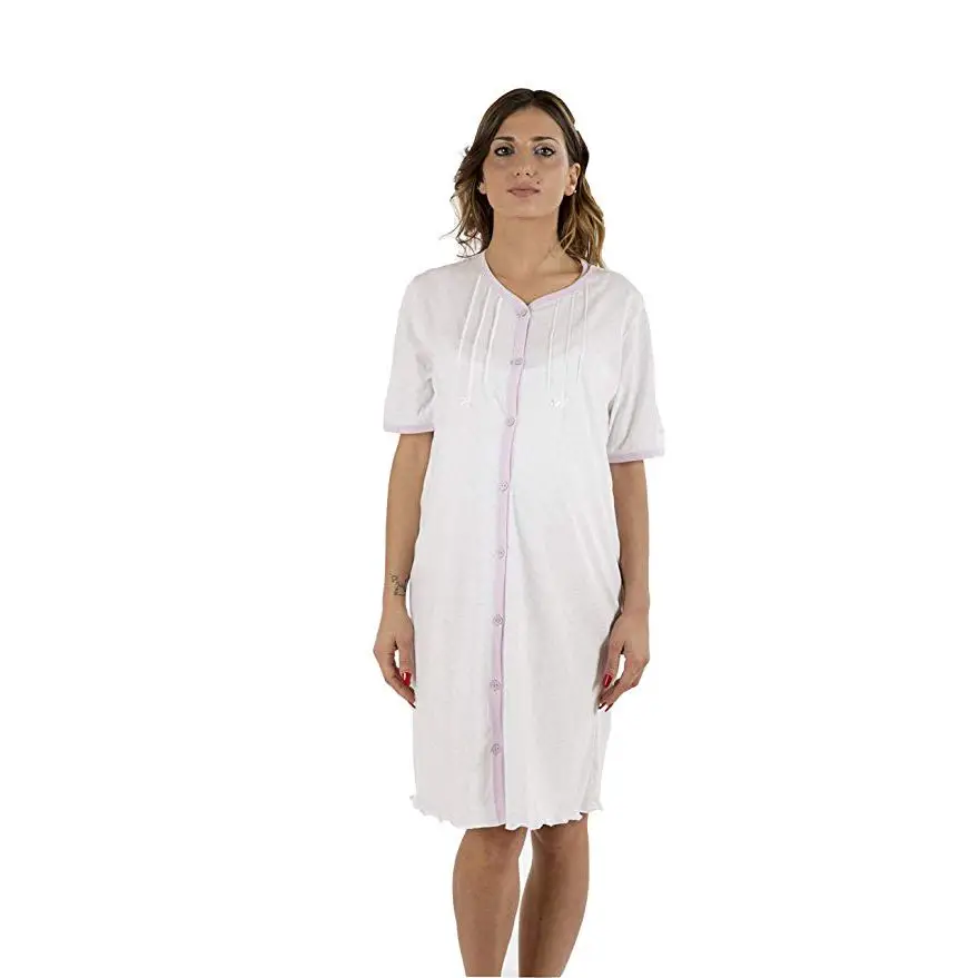 CAMICIA DA NOTTE A POIS M/M ROST3 - linea mamma