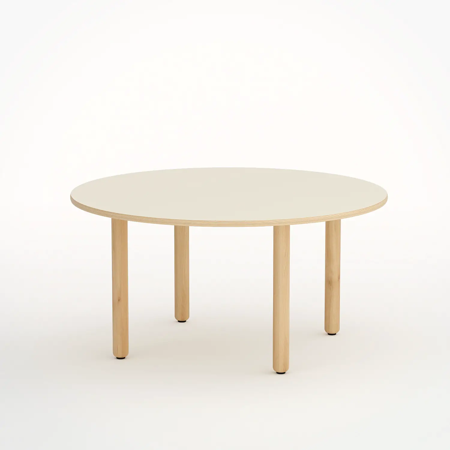 Tavolo Onda Circolare Magnolia H 58 cm – Misura 3, Ø 120 cm - Tavoli e Cattedre