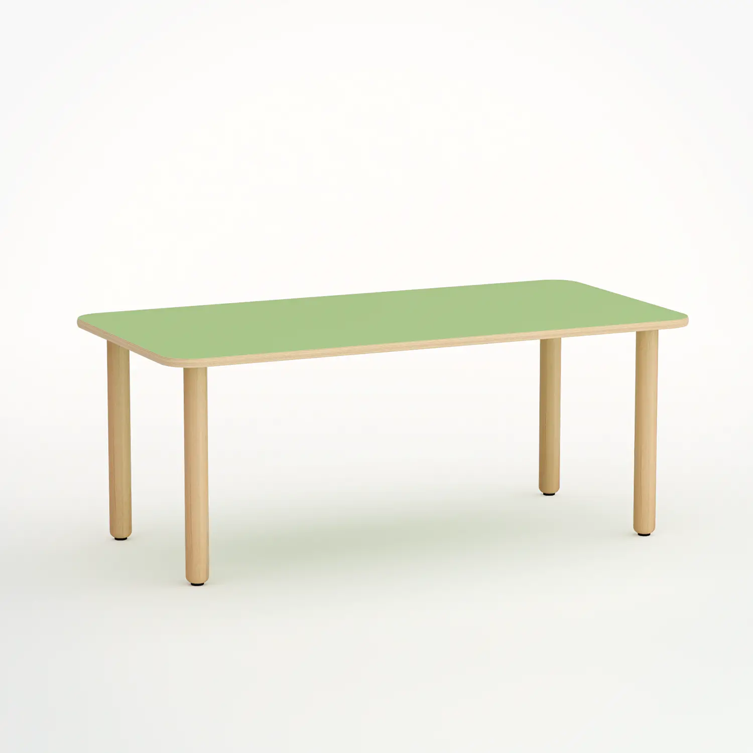 Tavolo Forma Rettangolare H 46 cm – Misura 1 - Verde - Conforme CAM - Tavoli e piani di lavoro