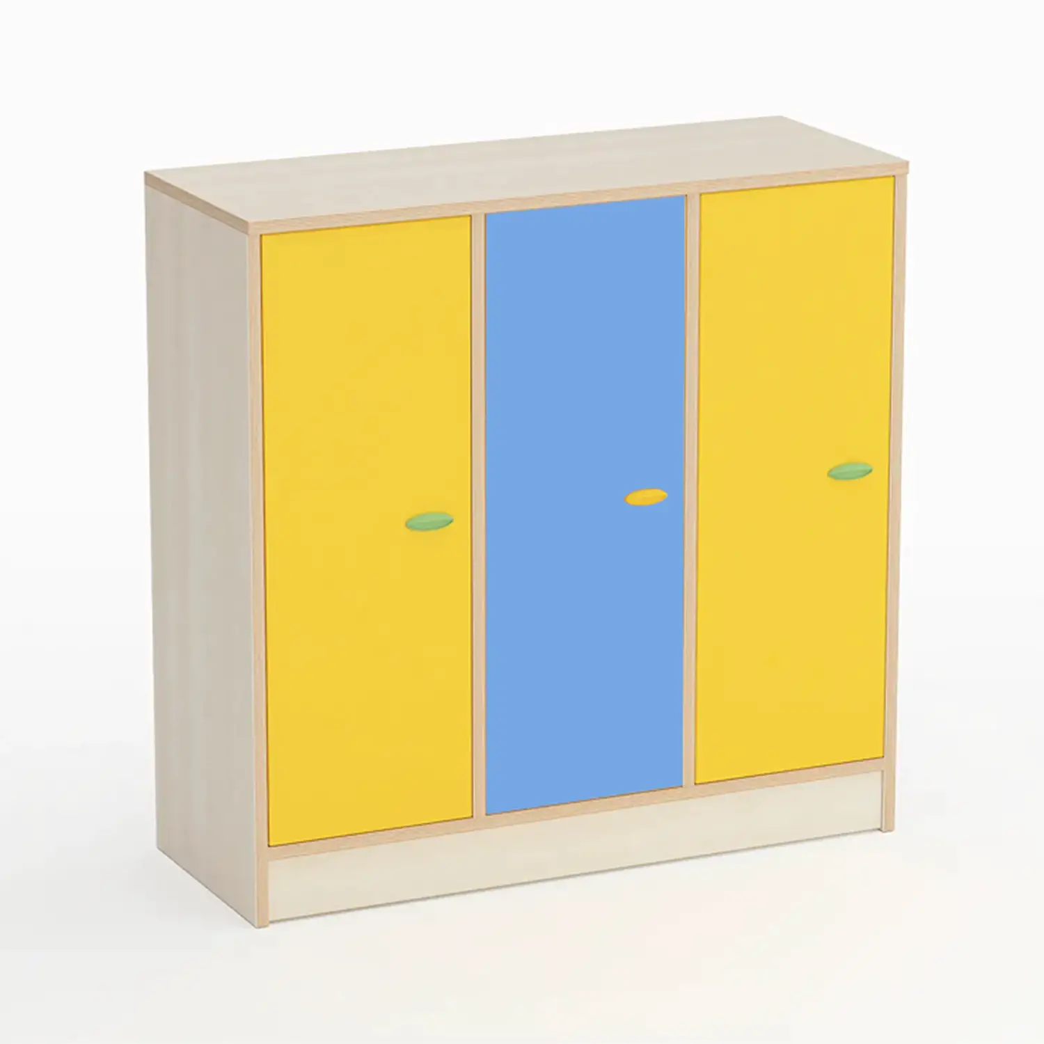 Mobile Scuola Infanzia Spogliatoio Forma con Ante Colorate - Conforme CAM - Accoglienza