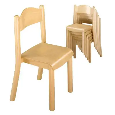 Sedia Adulti Ciao Impilabile Seduta Cm. 42 - Sedie in legno