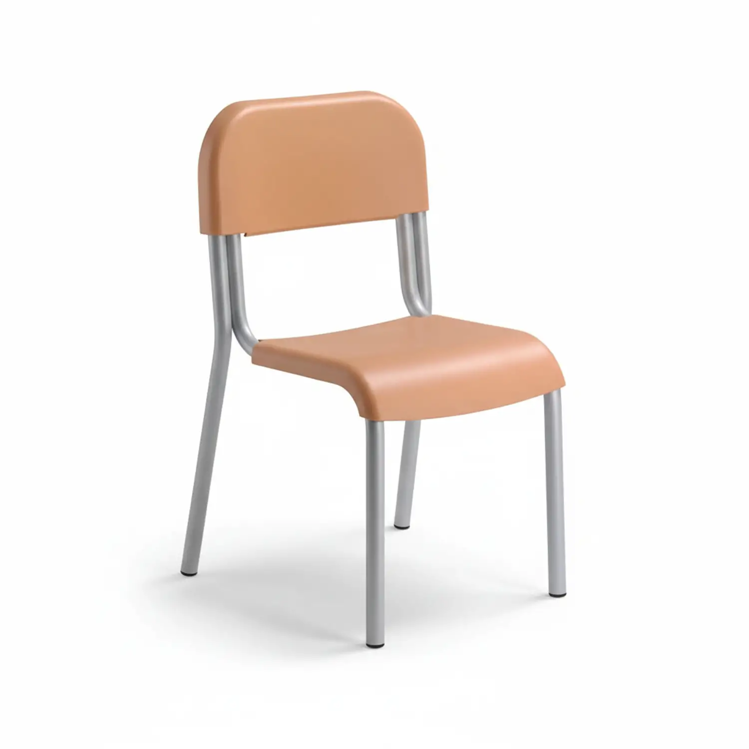 Sedia per Bambini Scuola Primaria Sara - Misura 4 - Salmone - Sedie in plastica
