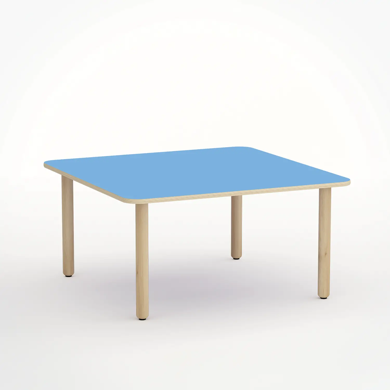 Tavolo Forma Quadrato H 55 cm – Misura 3 - Blu Orizzonte - Conforme CAM - Tavoli e piani di lavoro