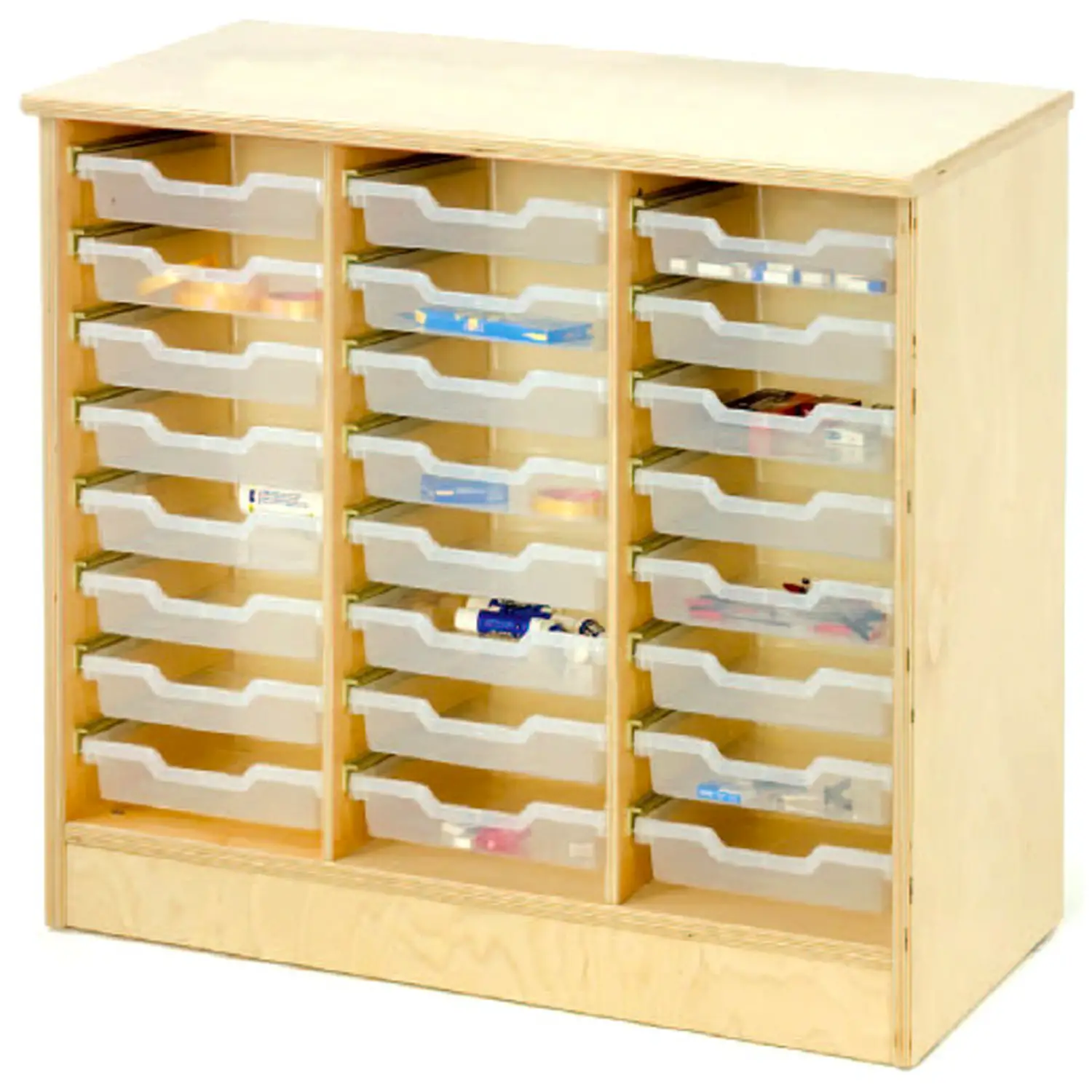 MOBILE ROMA 24 TIRETTI SMALL H 75 CM. SU RUOTE - Arredo Nido e Infanzia