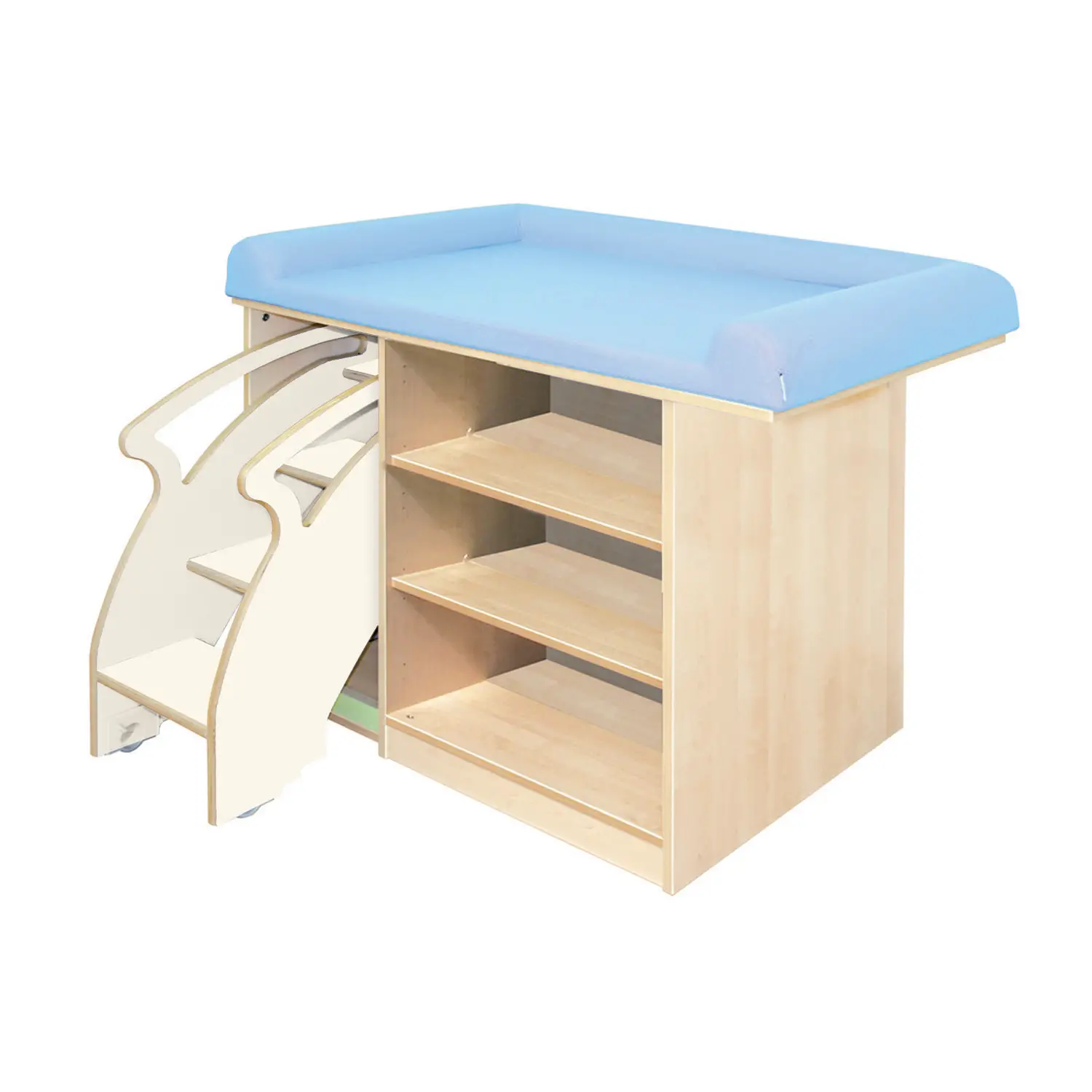 Fasciatoio Asilo Nido Forma con Scaletta a Sinistra – Conforme CAM - Zona cambio e bagno