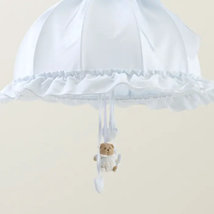 Puccio Lampadario Cupola Azzurro Diametro 50 cm. - complementi d'arredo