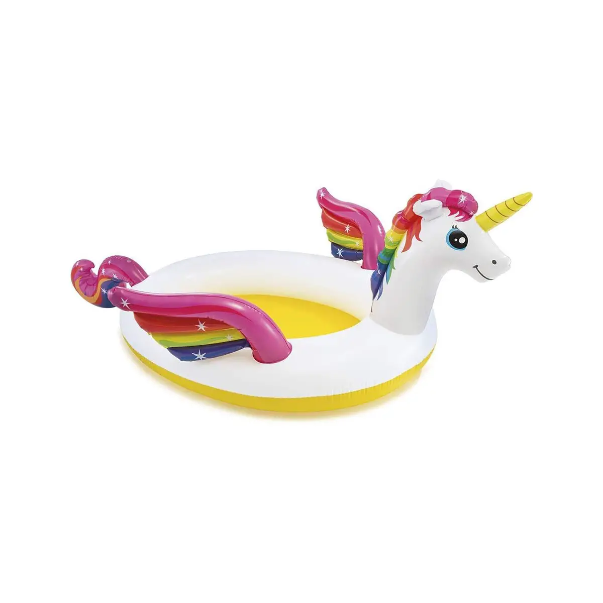 Intex Piscina Kids Unicorno con Spruzzino – Piscina Gonfiabile 272x193x104 cm - estivo mare