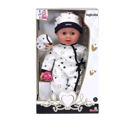 Bambola Bebè Inglesina cm. 38 con 24 Suoni - Bambole e accessori