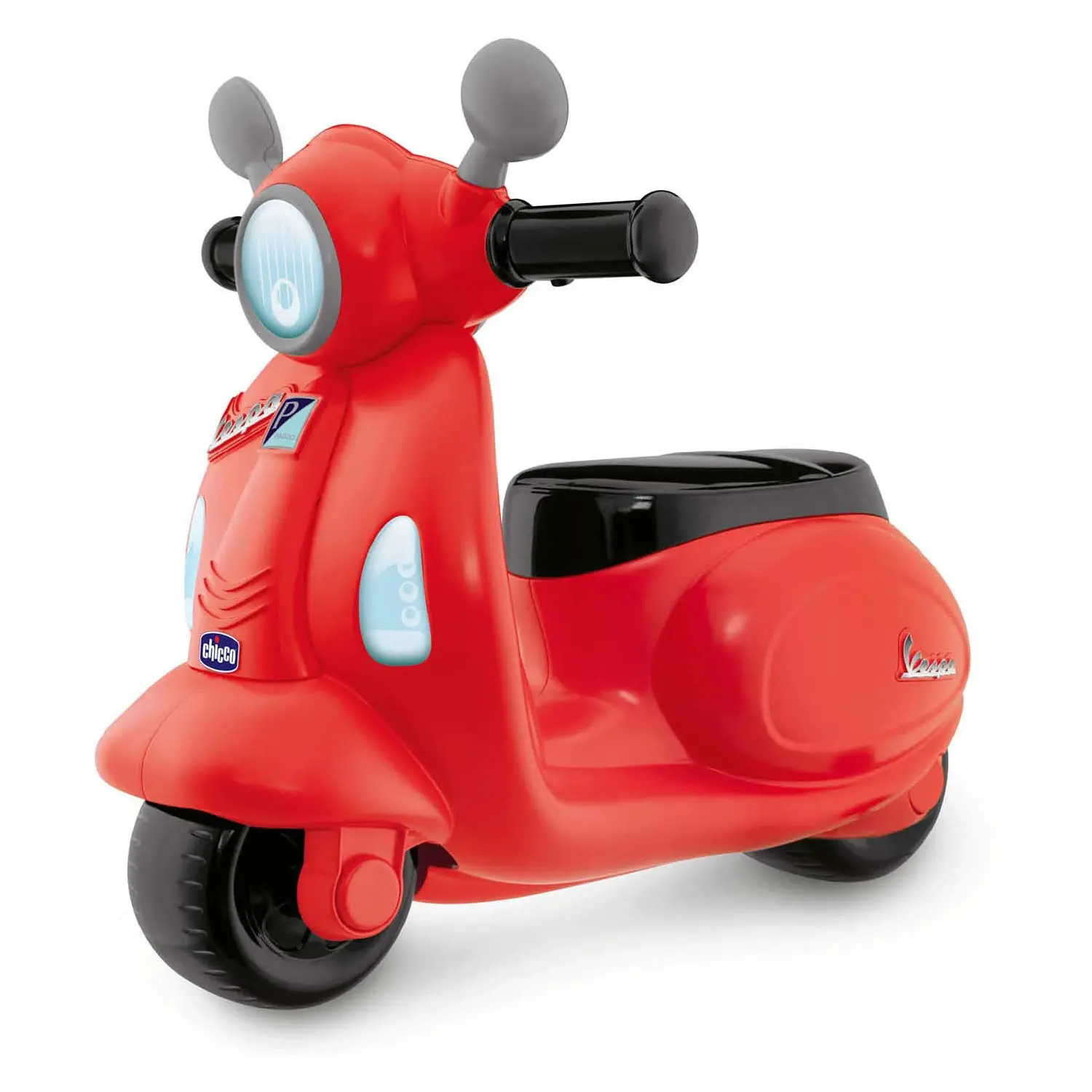 Chicco Vespa Primavera Rossa, Moto Cavalcabile per Bambini - Primi movimenti