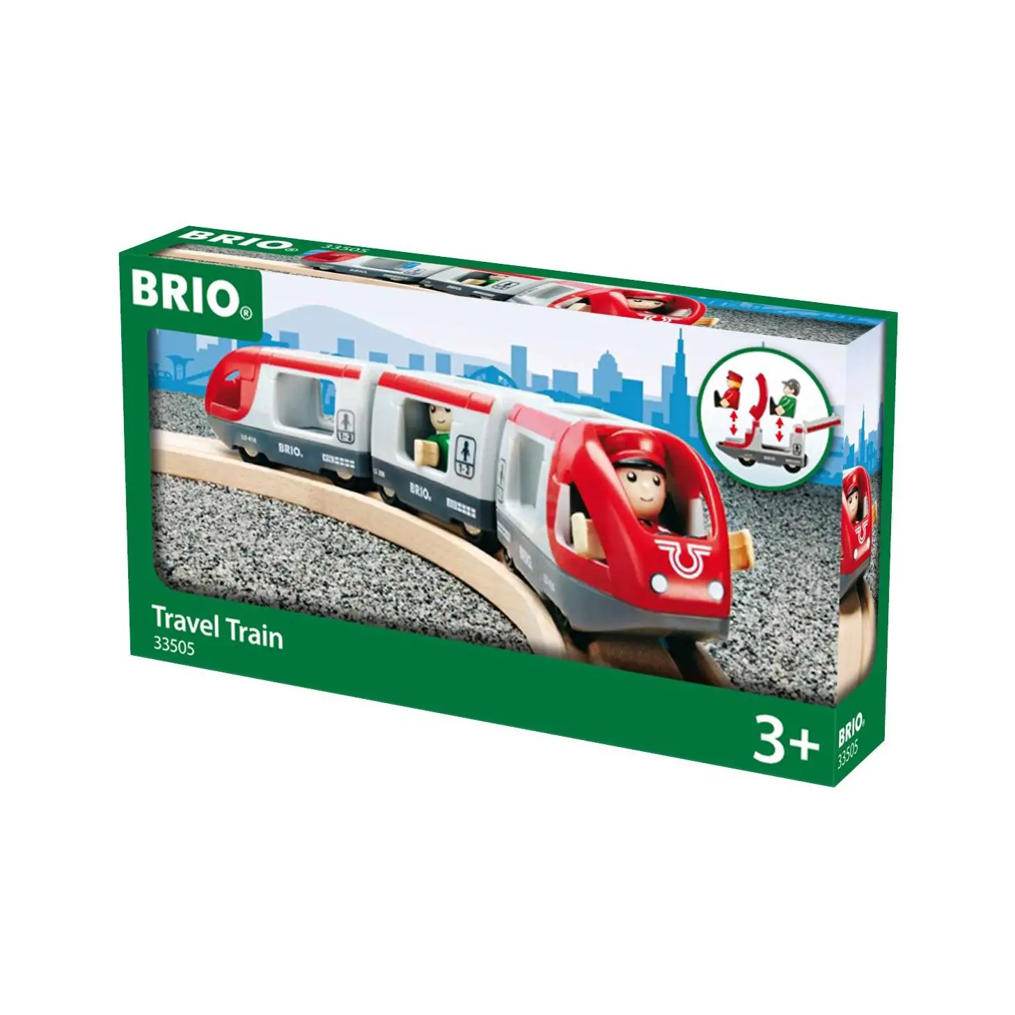 BRIO Treno Passeggeri – Set con Personaggi - Costruzioni in legno