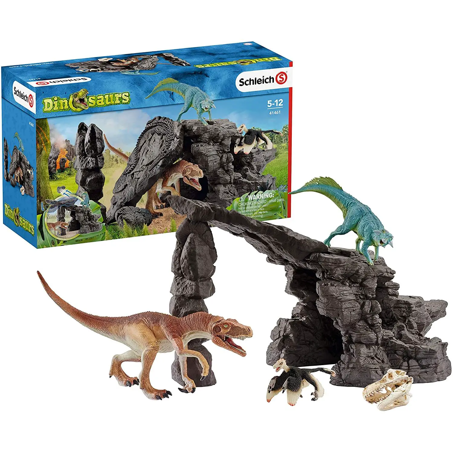 Schleich Set Dino con Tana - Animali
