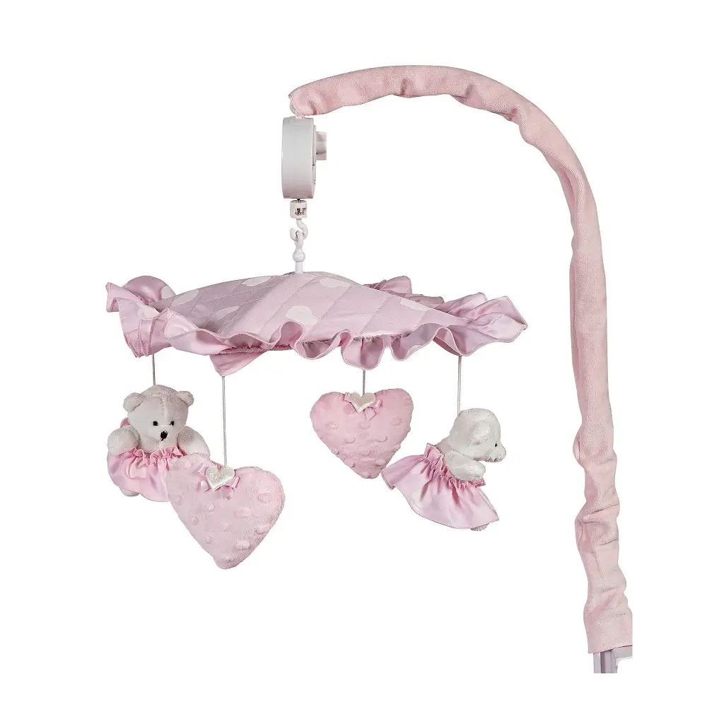 Giostrina con Carillon Rosa – Collezione Amelie - complementi d'arredo