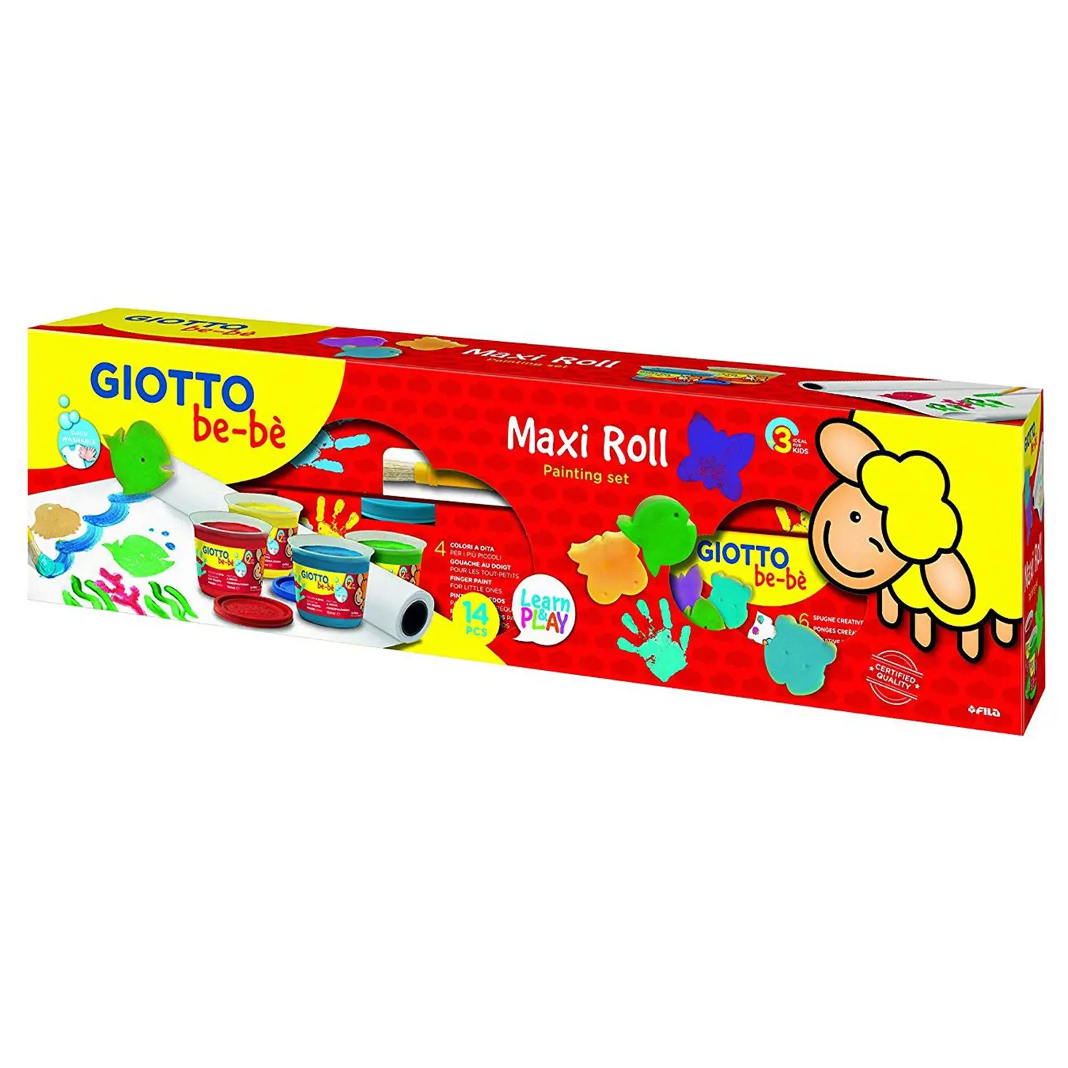 Giotto Bebe' Maxi Roll Painting Set - Tempere