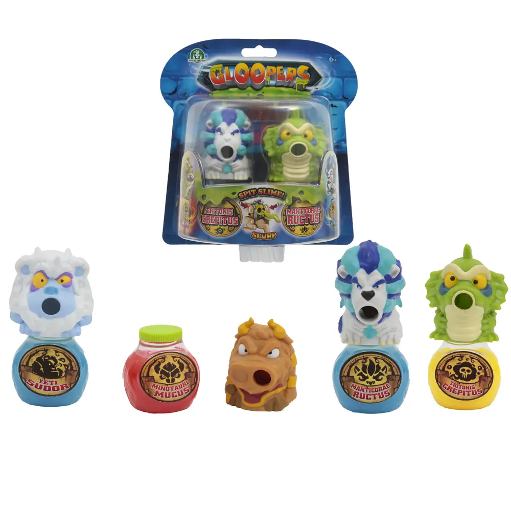 Gloopers BL Doppio – Slime con Mostri in Confezione Doppia - action figures ed accessori