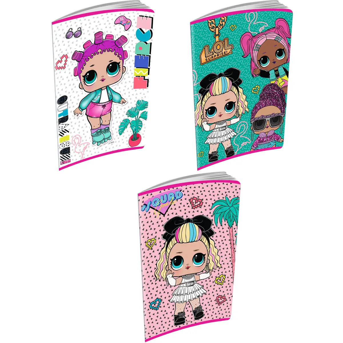 LOL Surprise Quaderno Maxi Rigatura C – Formato A4 - Cancelleria varia