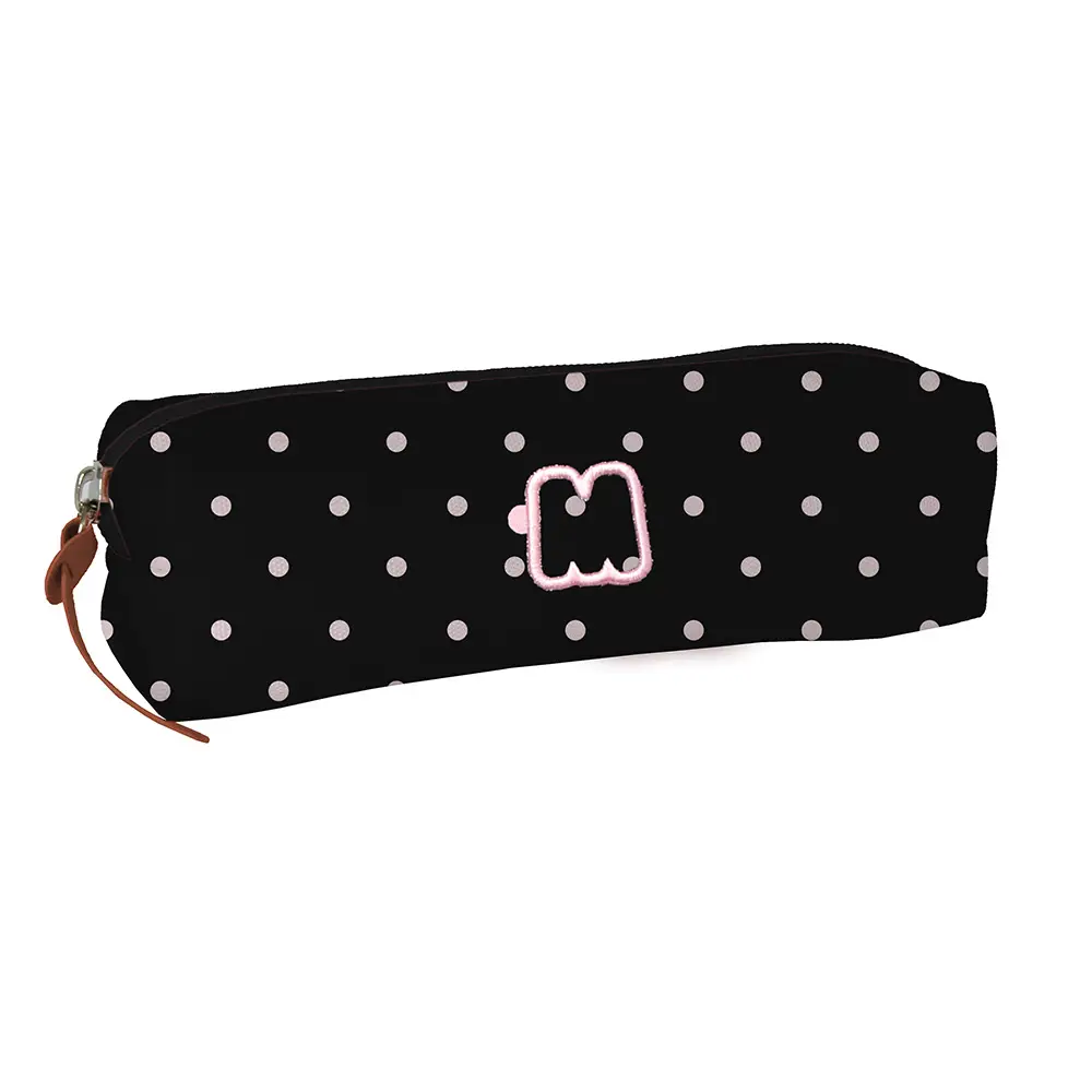 Dots Black Tombolino – Astuccio Poliestere con Logo Ricamato - bauletti tombolini bustine