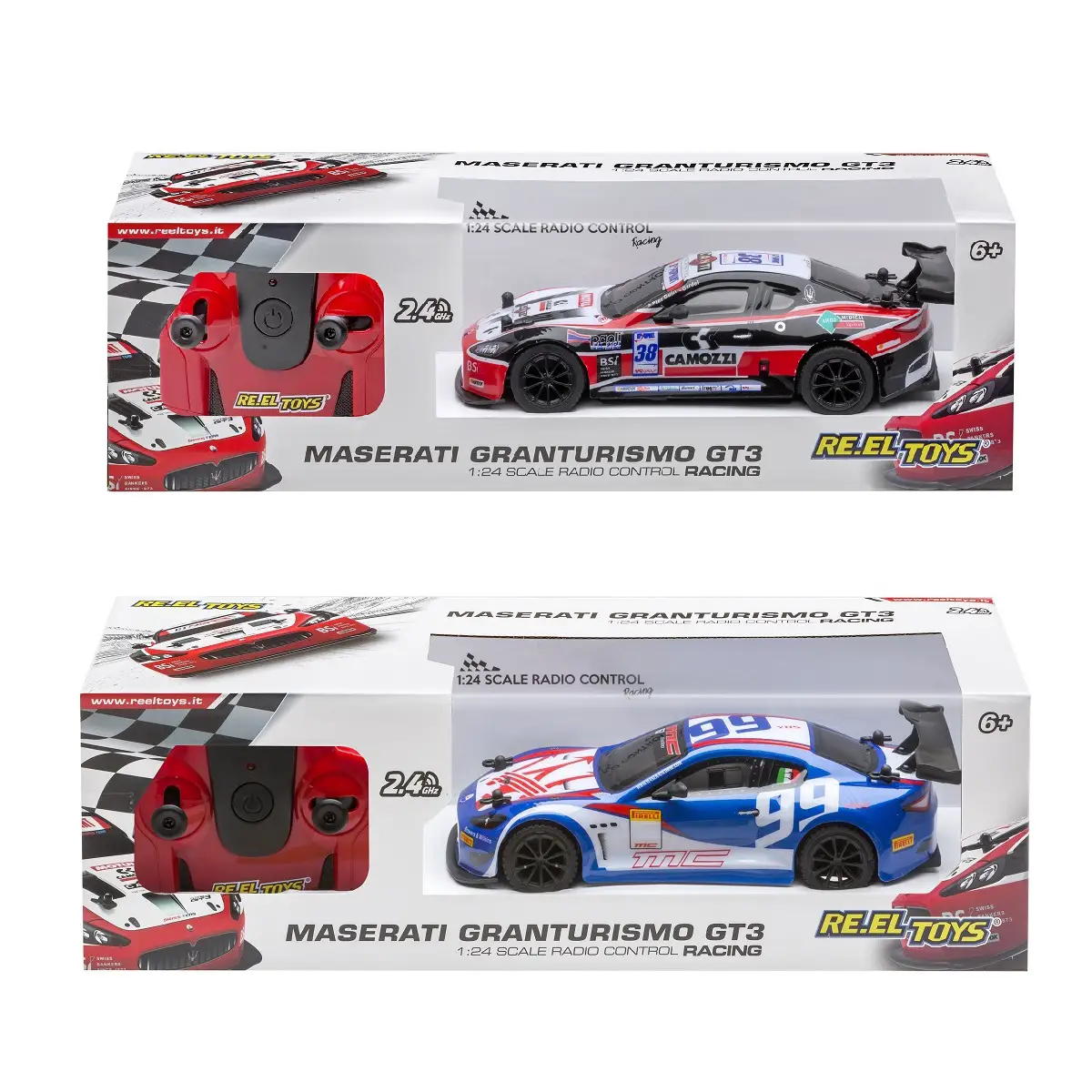 Radiocomando Auto 1:24 – Maserati GranTurismo GT3 - radiocomandi