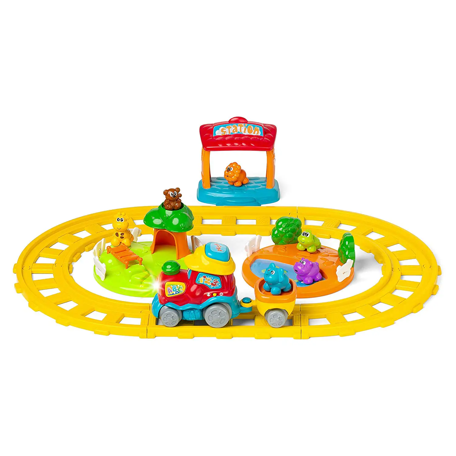 Chicco ABC Treno dell’Avventura - Gioco Educativo Elettronico Bilingue Italiano/Inglese - Primi giochi