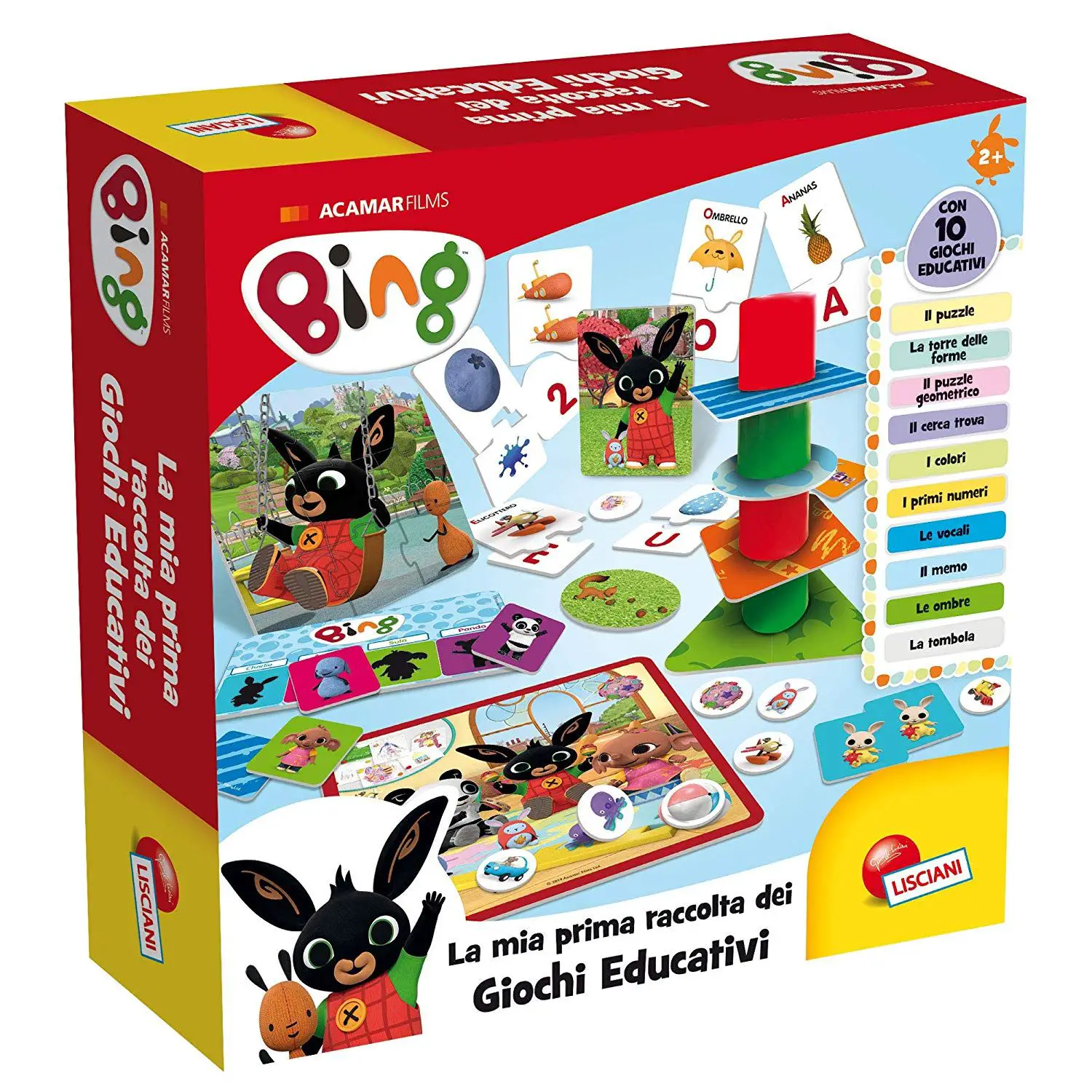 Lisciani Bing Raccolta Giochi Educativi Baby - Primi giochi