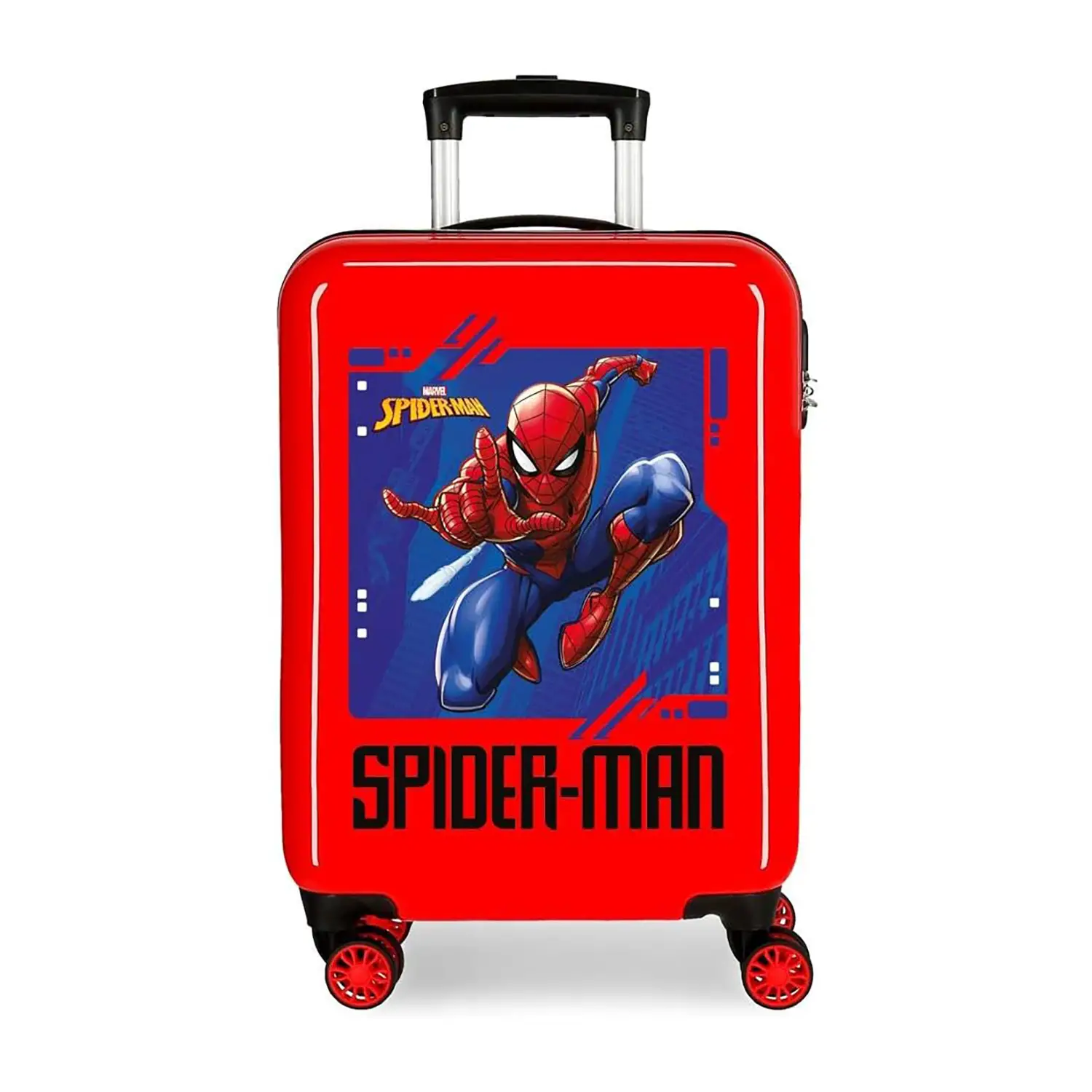 Trolley Spiderman Street Rosso 55cm Bagaglio a Mano ABS - valige e borse da viaggio