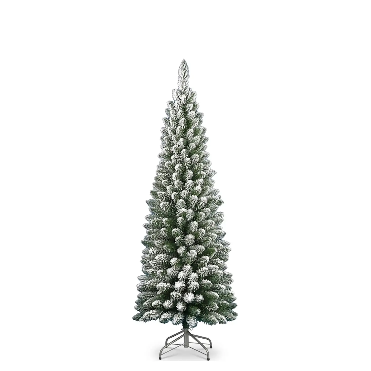 Albero di Natale Silvestre Floccato 180 cm – Effetto Neve Realistico - alberi