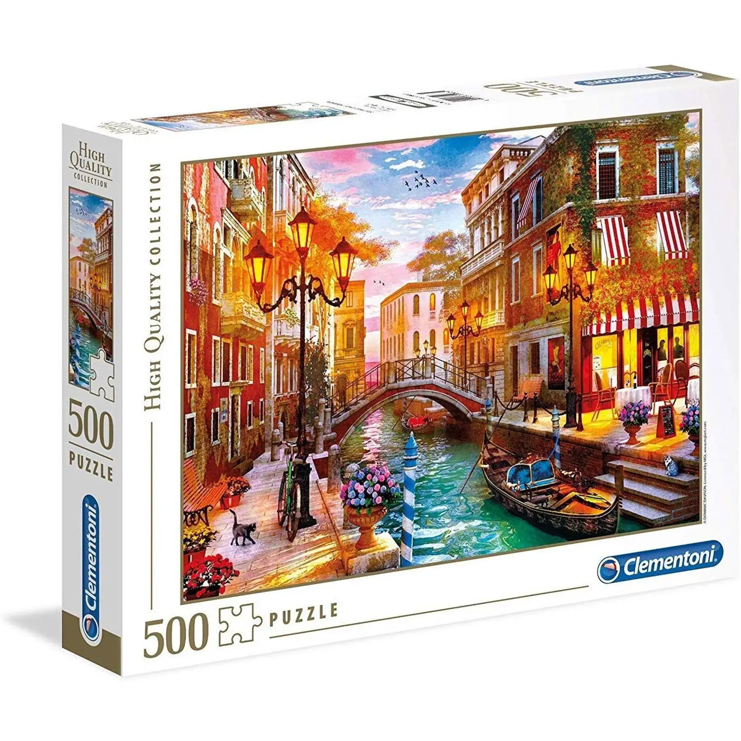 PUZZLE 500 PZ HQC SUNSET OVERVENICE - puzzle adulti