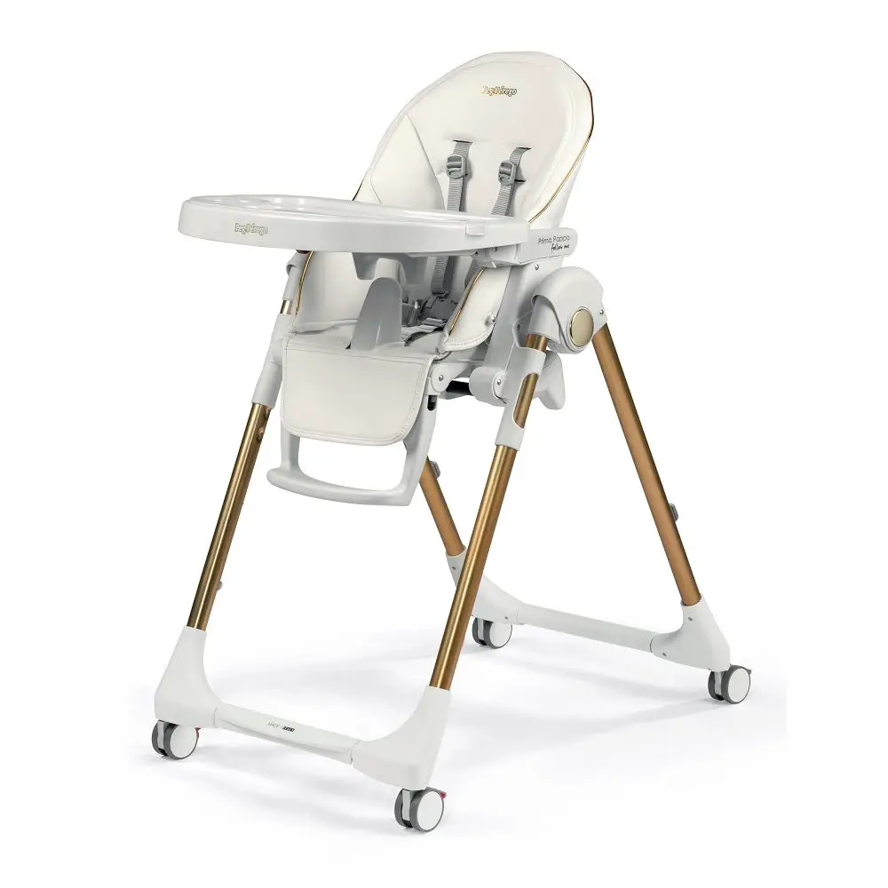 Seggiolone Primapappa Follow Me Sim Pelle Gold - seggioloni