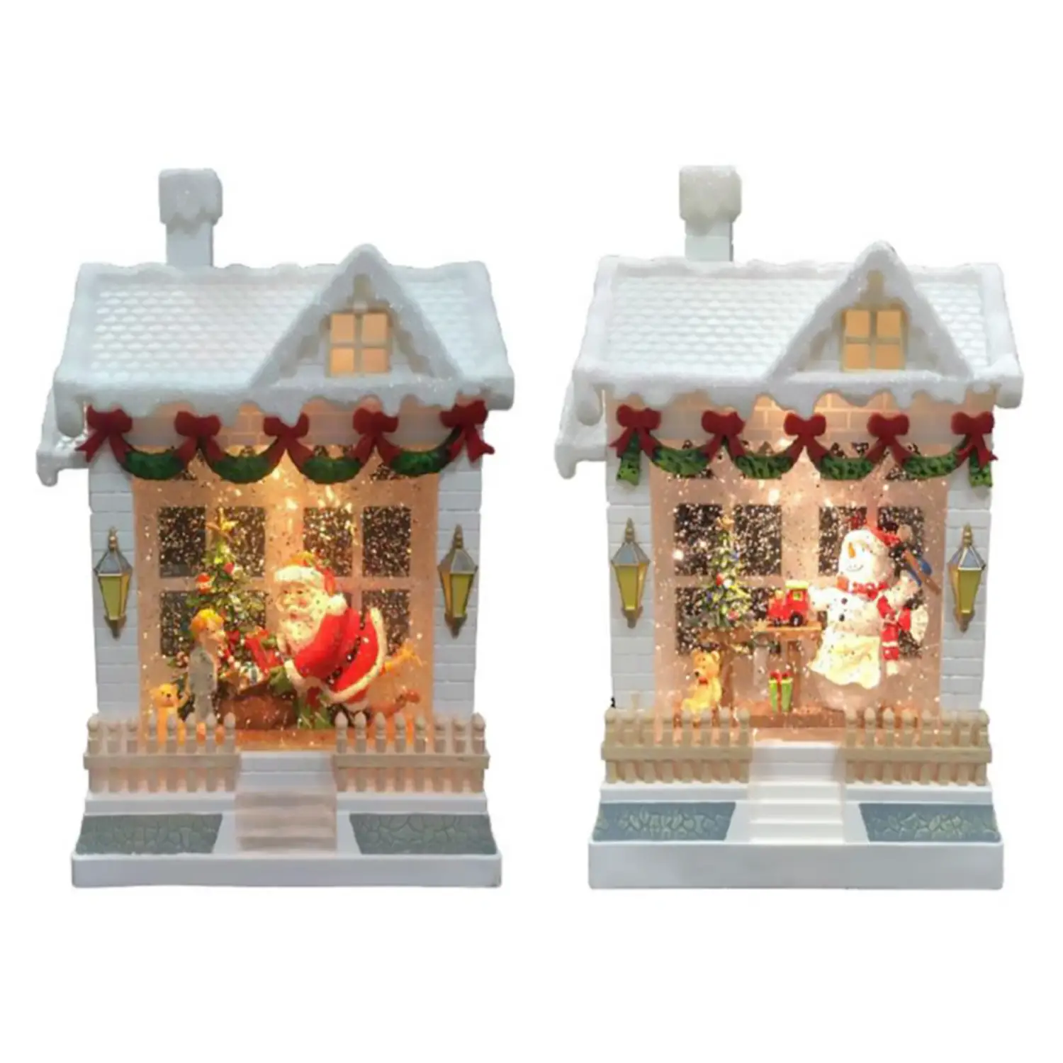 Casa Villaggio di Babbo Natale - addobbi casa