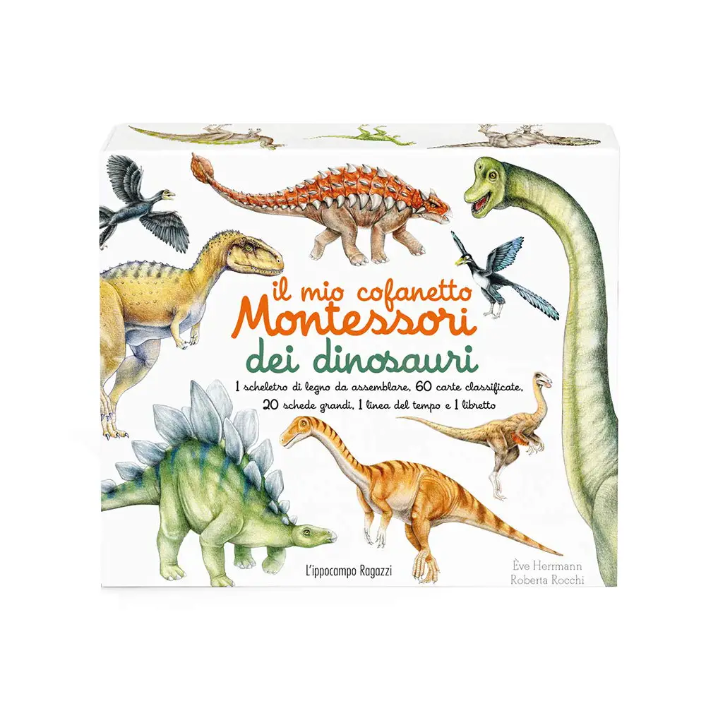 Il Mio Cofanetto Montessori Dei Dinosauri - Prima biblioteca