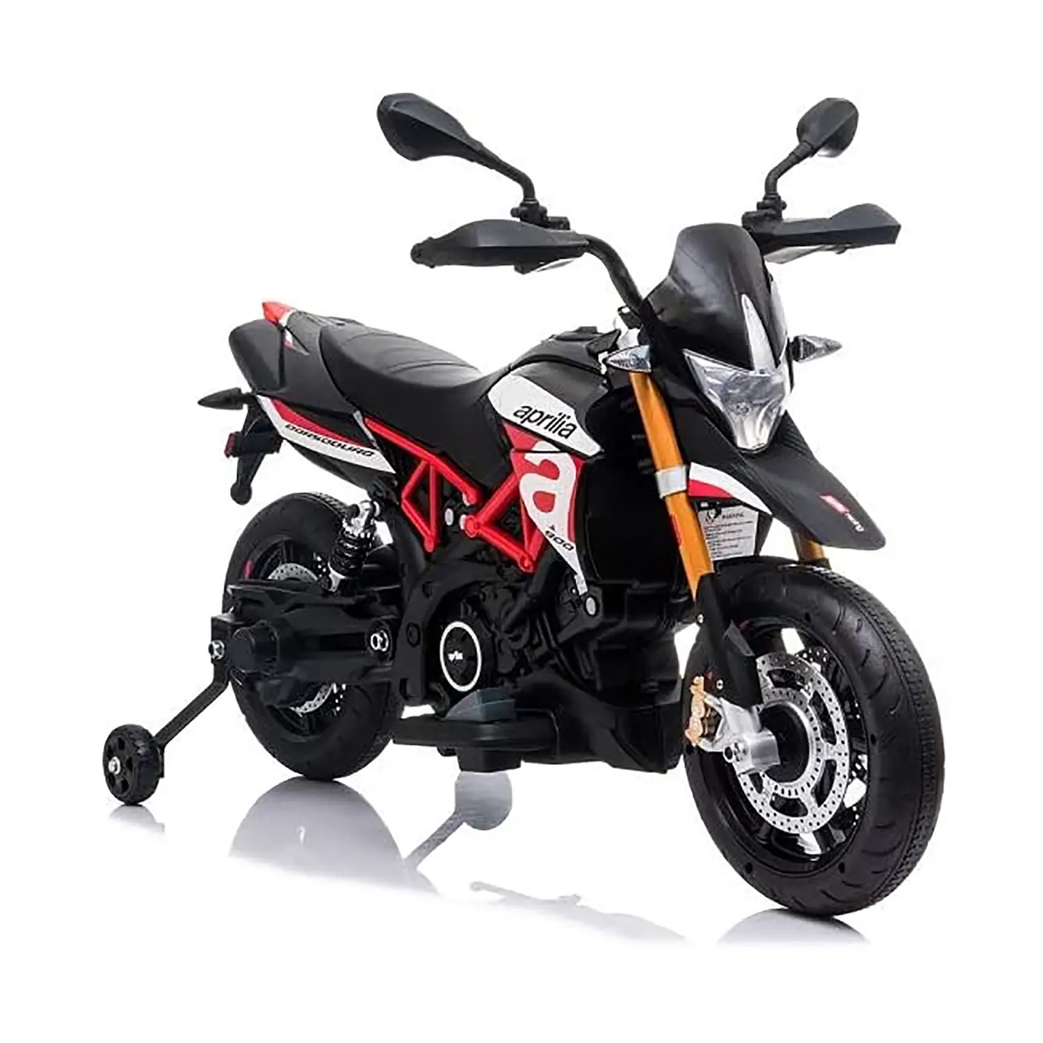 Moto Elettrica per Bambini 12V Aprilia Dorsoduro Rosso - moto