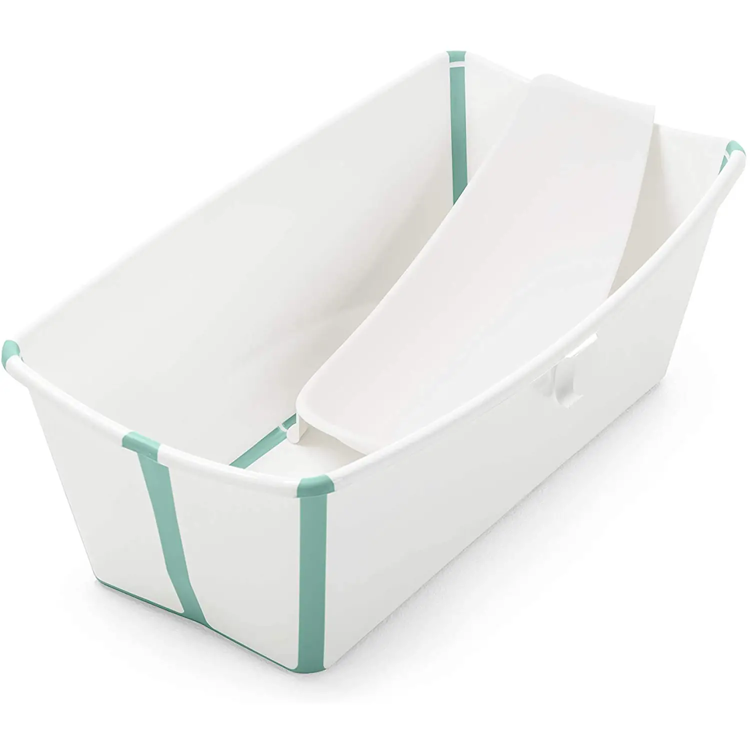 Vaschetta Bagnetto Flexibath Bianco Verde con Newborn Incluso - vasche
