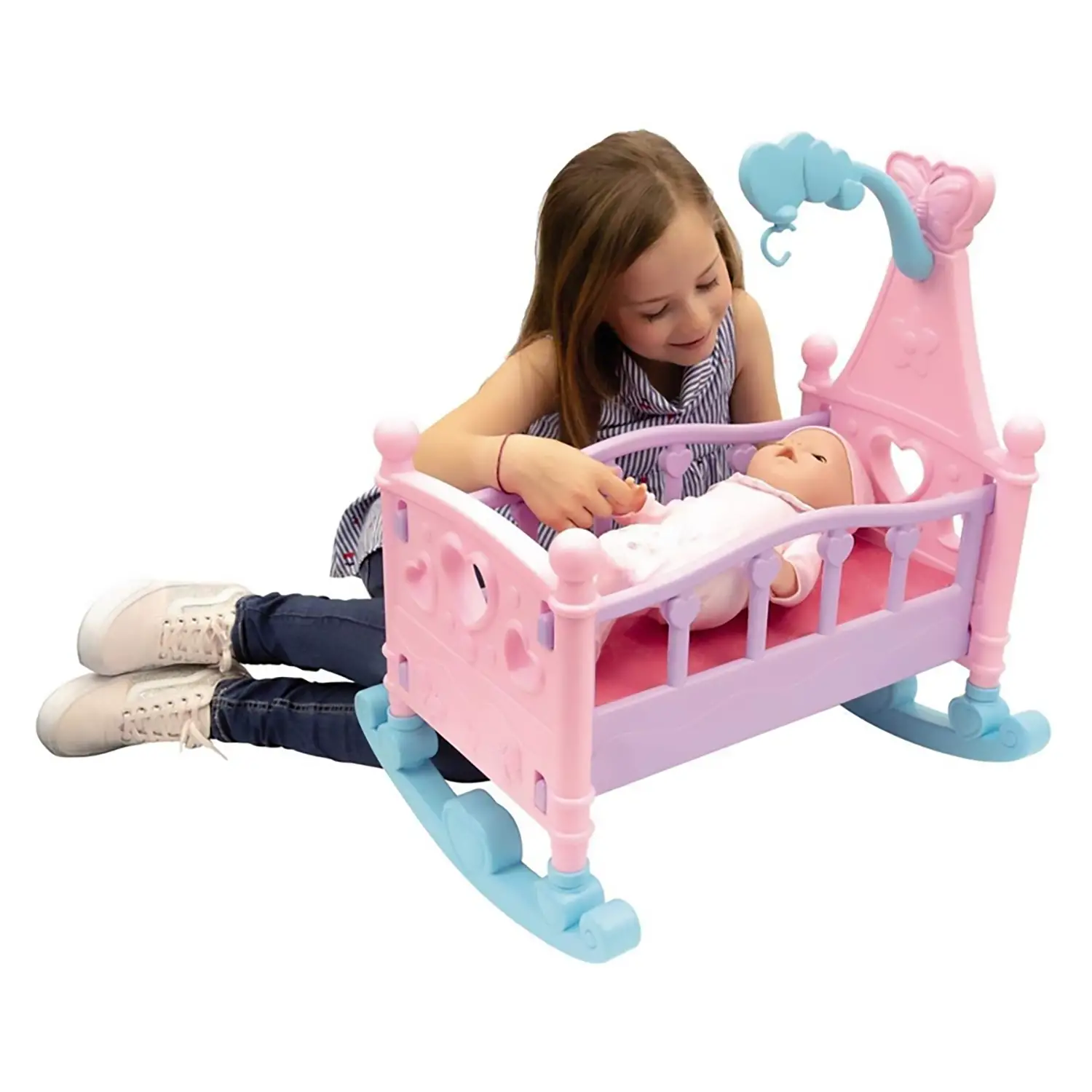 Dolce Culla Bebè Con Giostrina - Bambole e accessori
