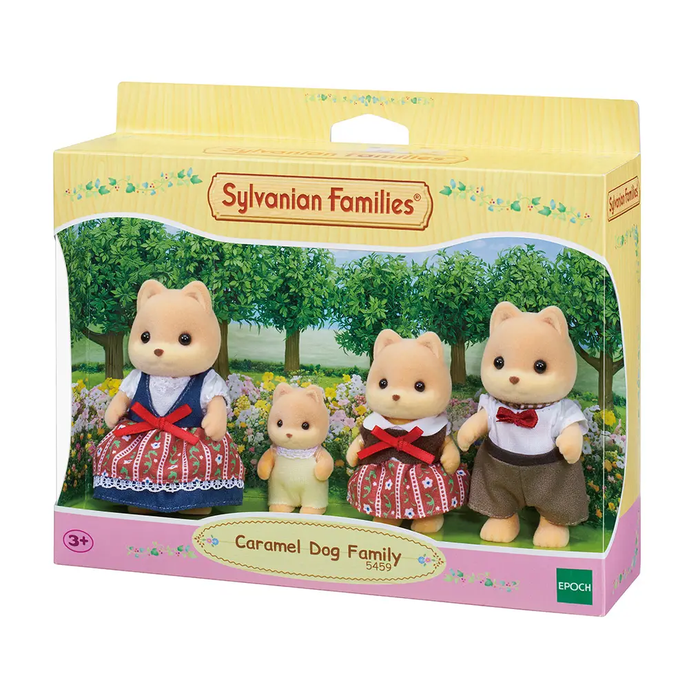 Famiglia Cane Caramello Sylvanian Families - collezionabili bambina