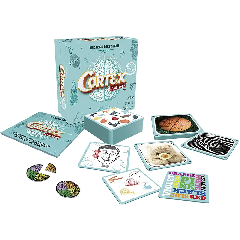 Cortex Challenge (Azzurro) – Gioco da Tavolo di Logica, Memoria e Velocità (Asmodee) - Giochi di società