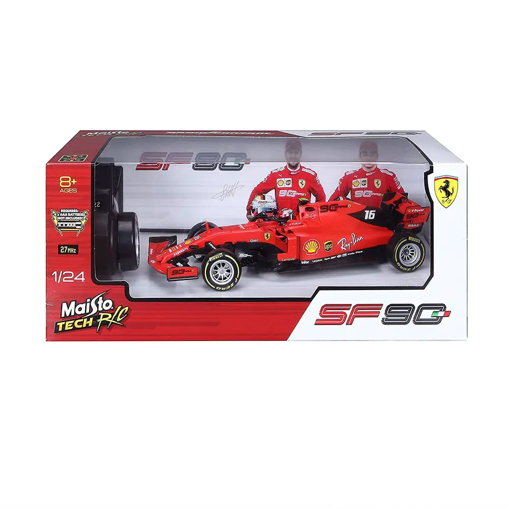 R/C AUTO 1:24 FERRARI SF90 CON RADIOCOMANDO - radiocomandi