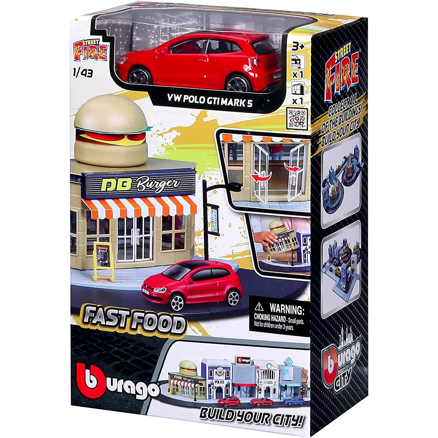 Playset Auto 1:43 Burago City Assortimento - modellini