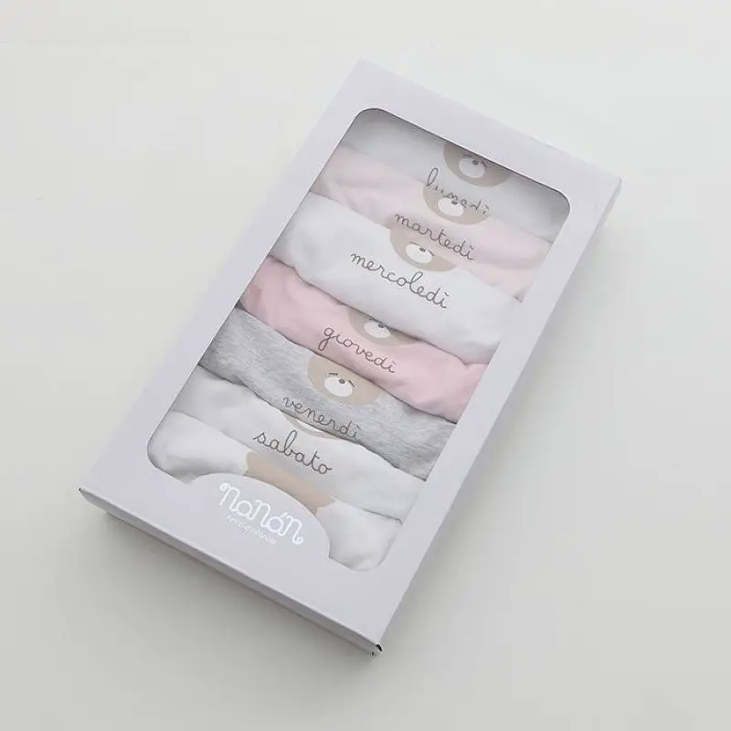 BODY SETTIMANA IN SCATOLA 7PZ BIMBA 3 MESI - intimo neonato