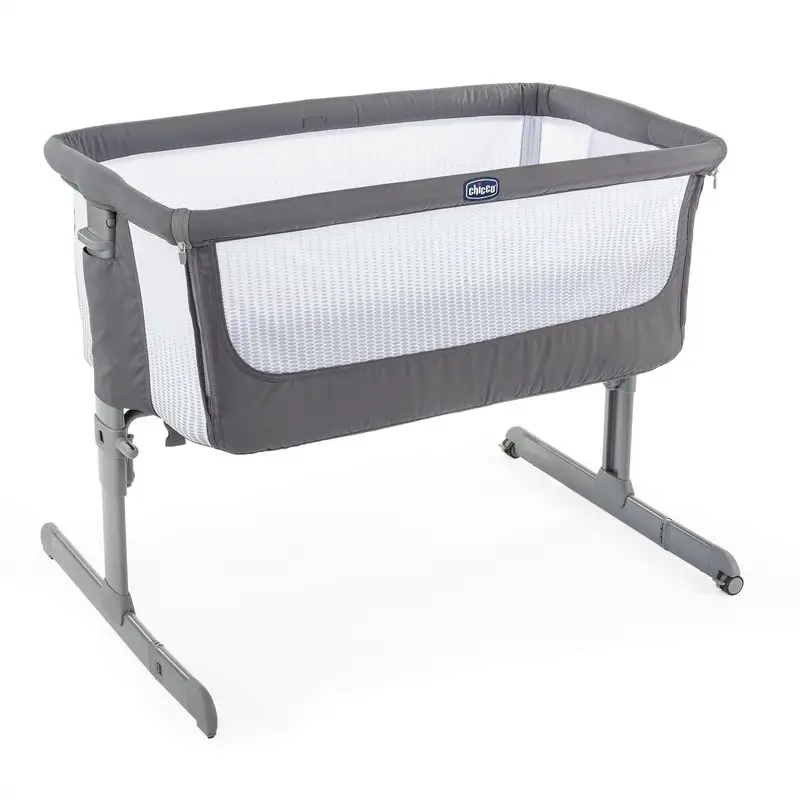 Culla Fianco Letto Next2me Air Dark Grey – Culla Neonato Versatile 0-6 Mesi - culle