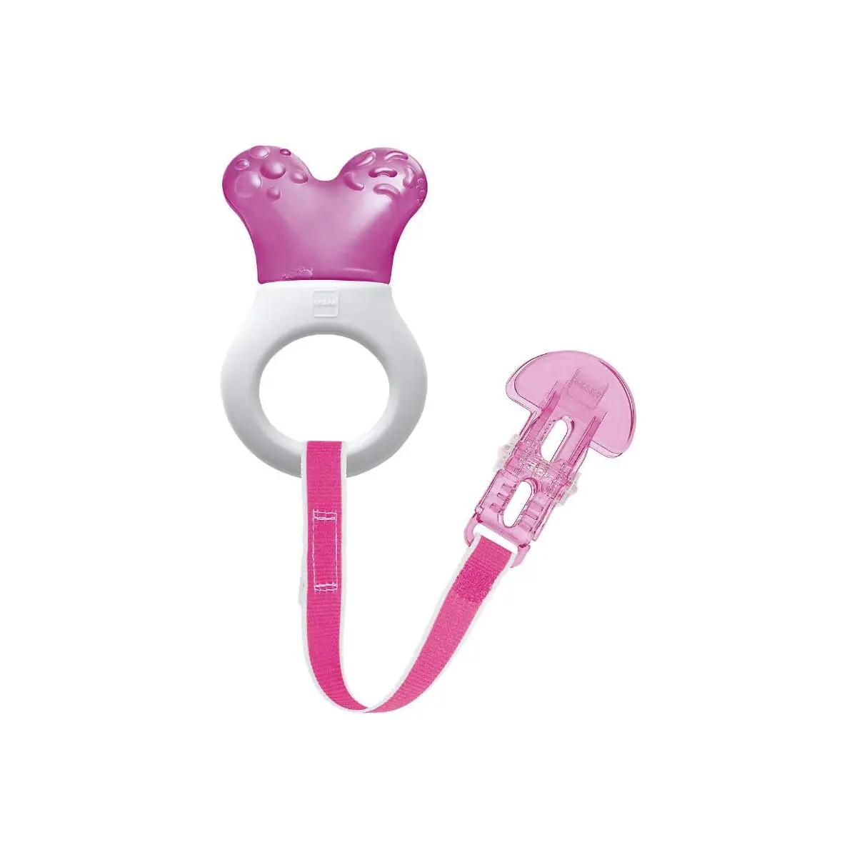 Dentaruolo MAM Mini Cooler & Clip – Sollievo Gengive 2+ Mesi - massaggia gengive