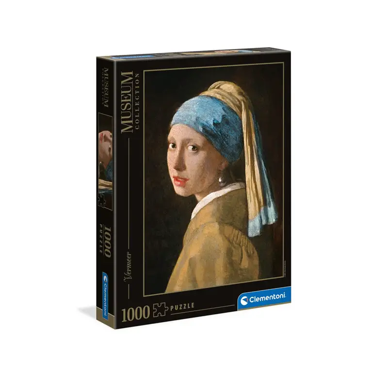 Puzzle 1000 Pezzi Museum Girl With Pearl E.V. – Clementoni Museum Collection - puzzle adulti