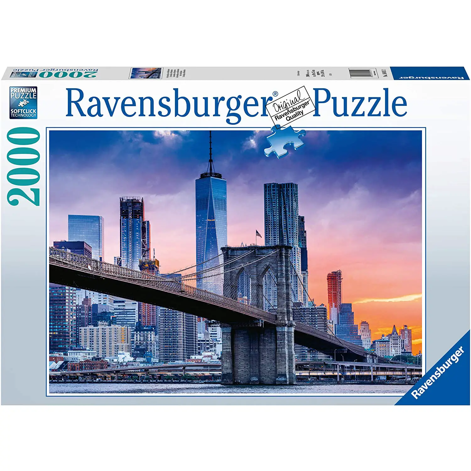 Puzzle 2000 Pezzi – Da Brooklyn a Manhattan | Ravensburger - puzzle adulti