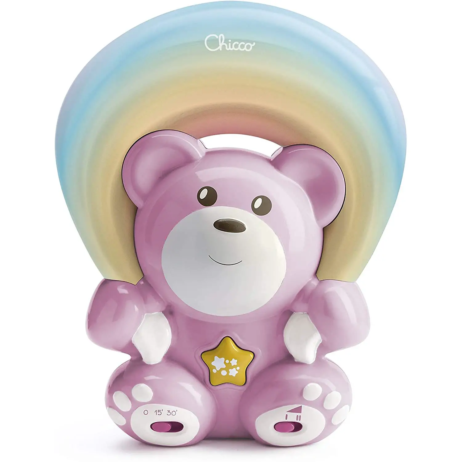 Chicco Rainbow Bear – Proiettore Musicale e Luce Notturna per Neonati e Bambini - giochi da viaggio