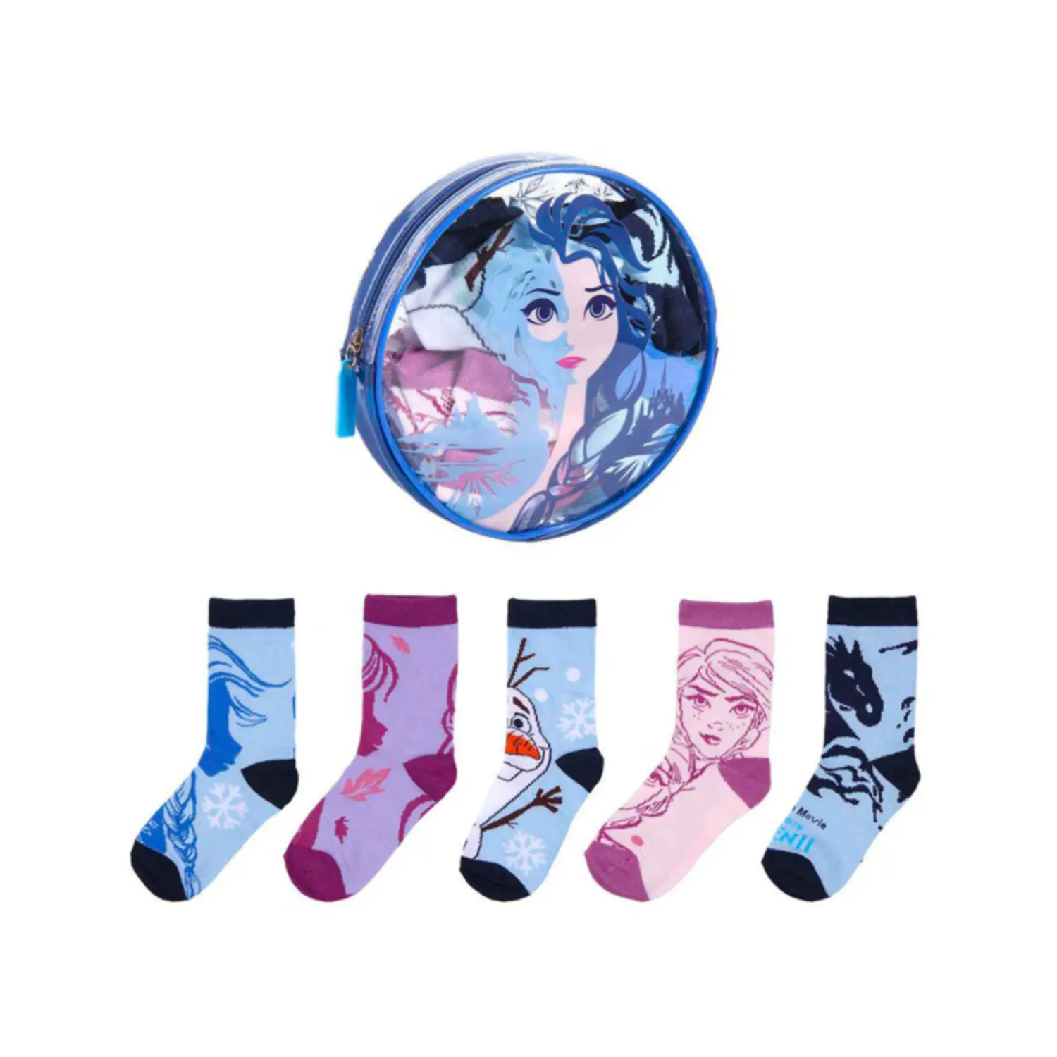 Frozen II Pack Calzini 5 Pezzi T19/22 - biancheria casa