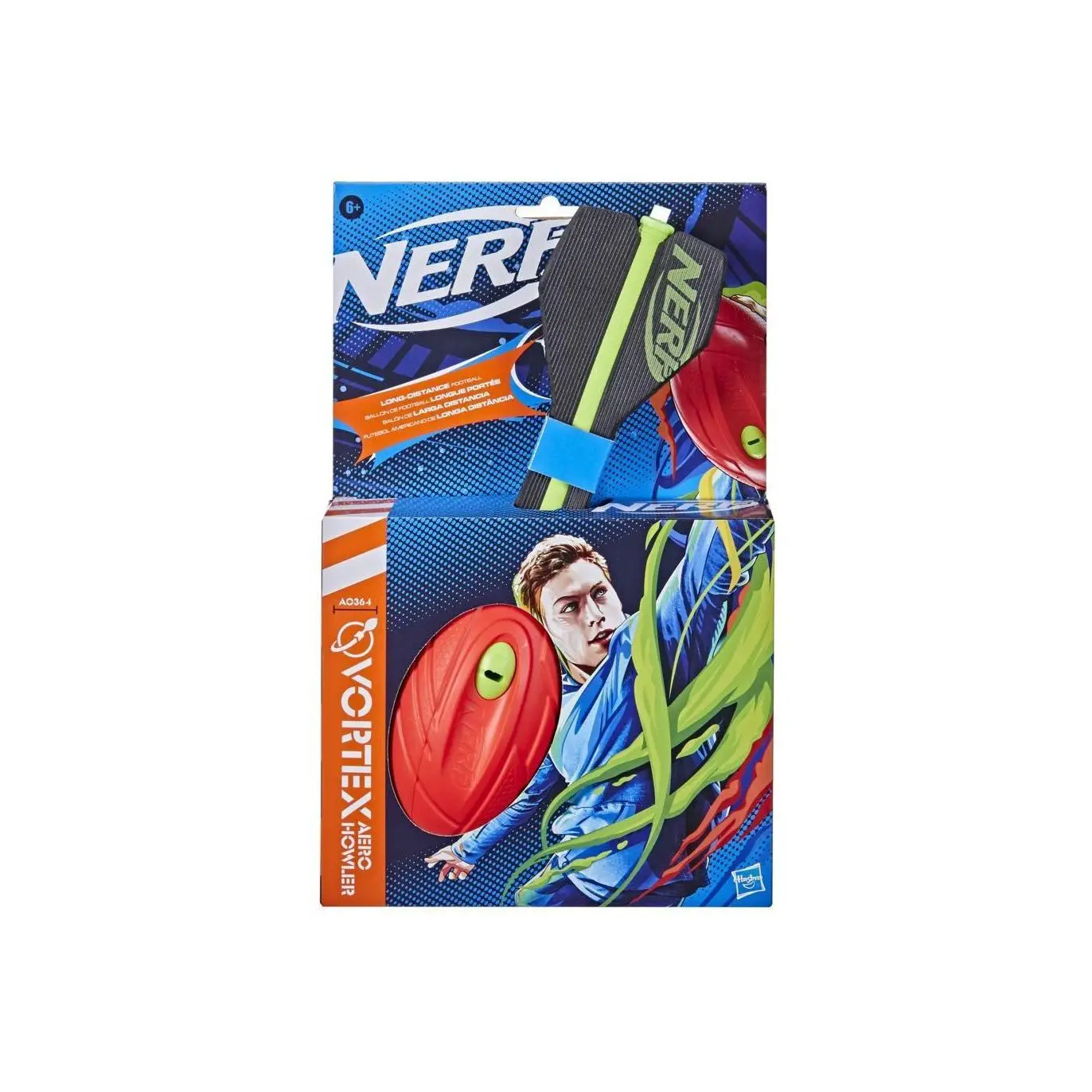 Nerf Sports Vortex Aero Howler Red - Gioco da Lancio - Equilibrio e coordinamento