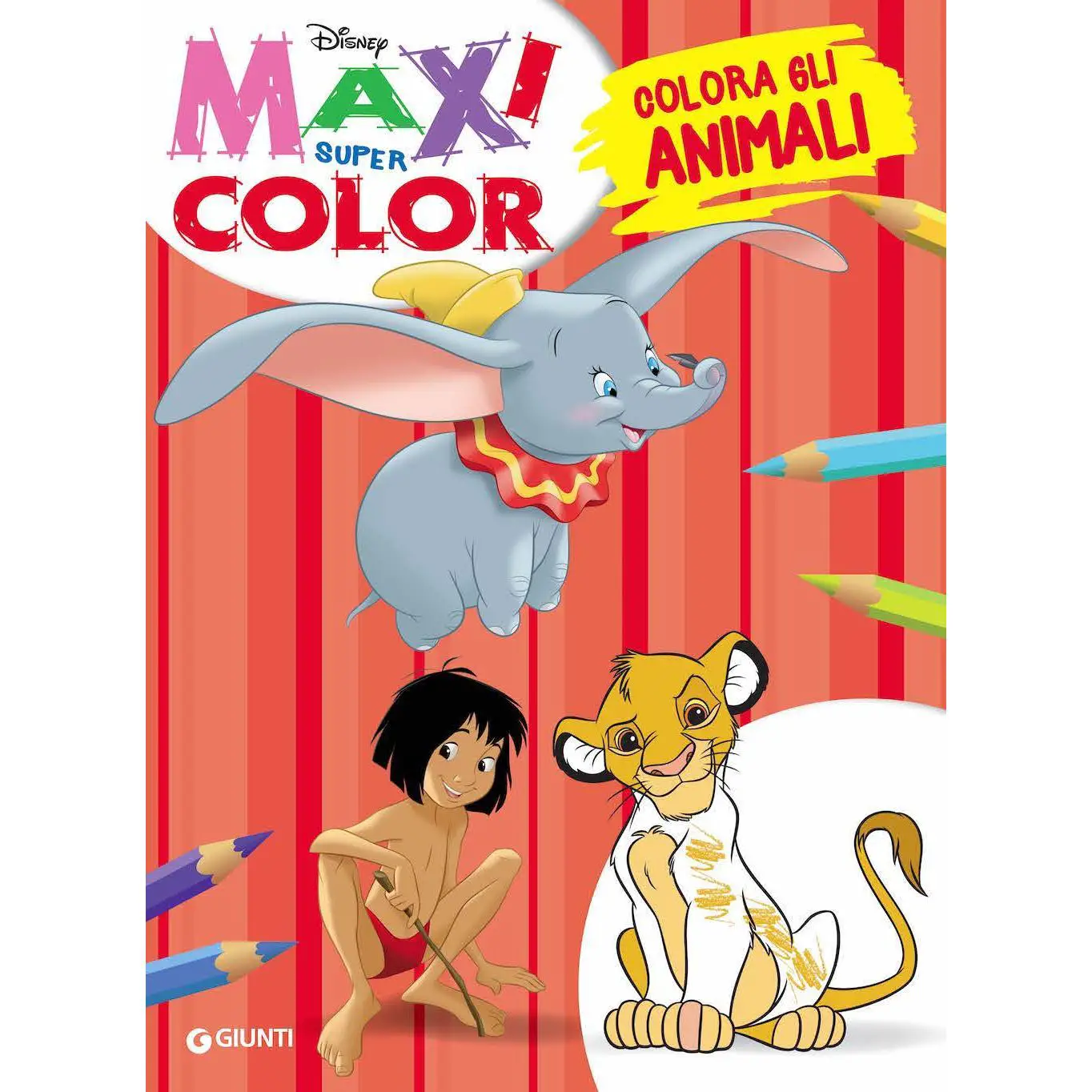 Maxi Supercolor – Colora gli Animali Disney - Prima biblioteca