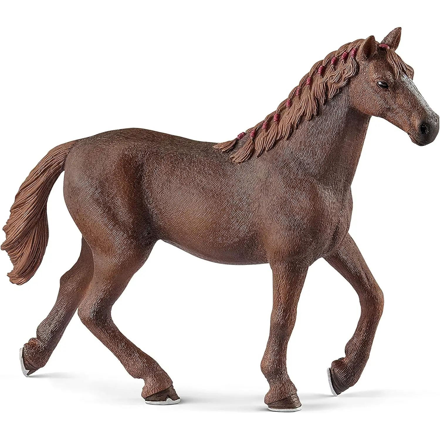 Schleich Giumenta Purosangue Inglese - Miniatura Realistica in Resina - Animali