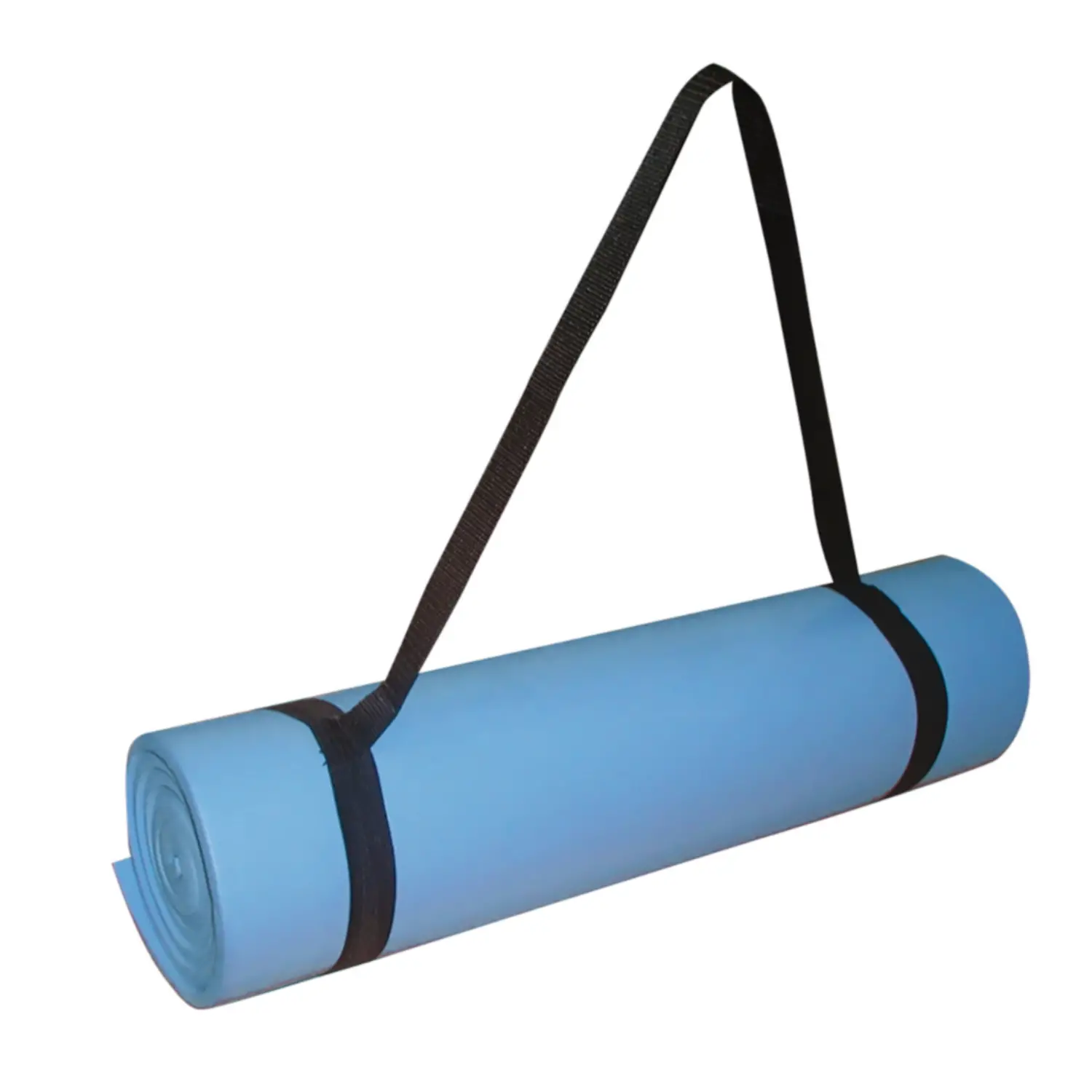 Materassino Arrotolato Azzurro con Maniglia – 160x50x0,8 cm - tappetini