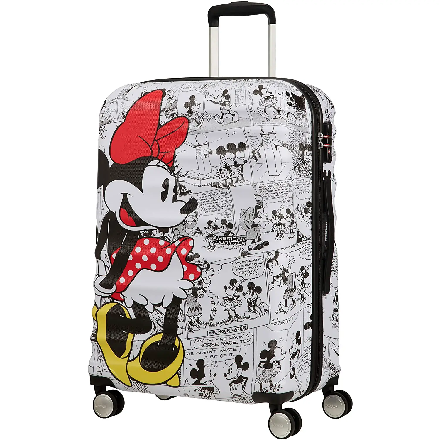 Trolley American Tourister Wavebreake R Disney Spinner 67/24 Minnie Comics White - valige e borse da viaggio